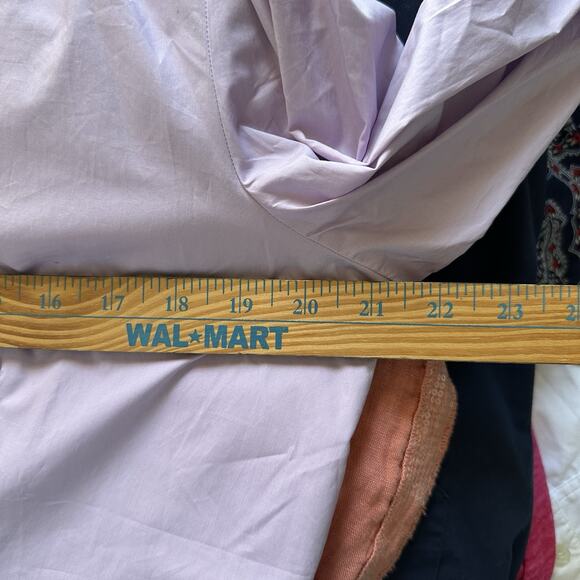 Talbots button down purple shirt size 16 XL Rhinestone Buttons New - Picture 9 of 9